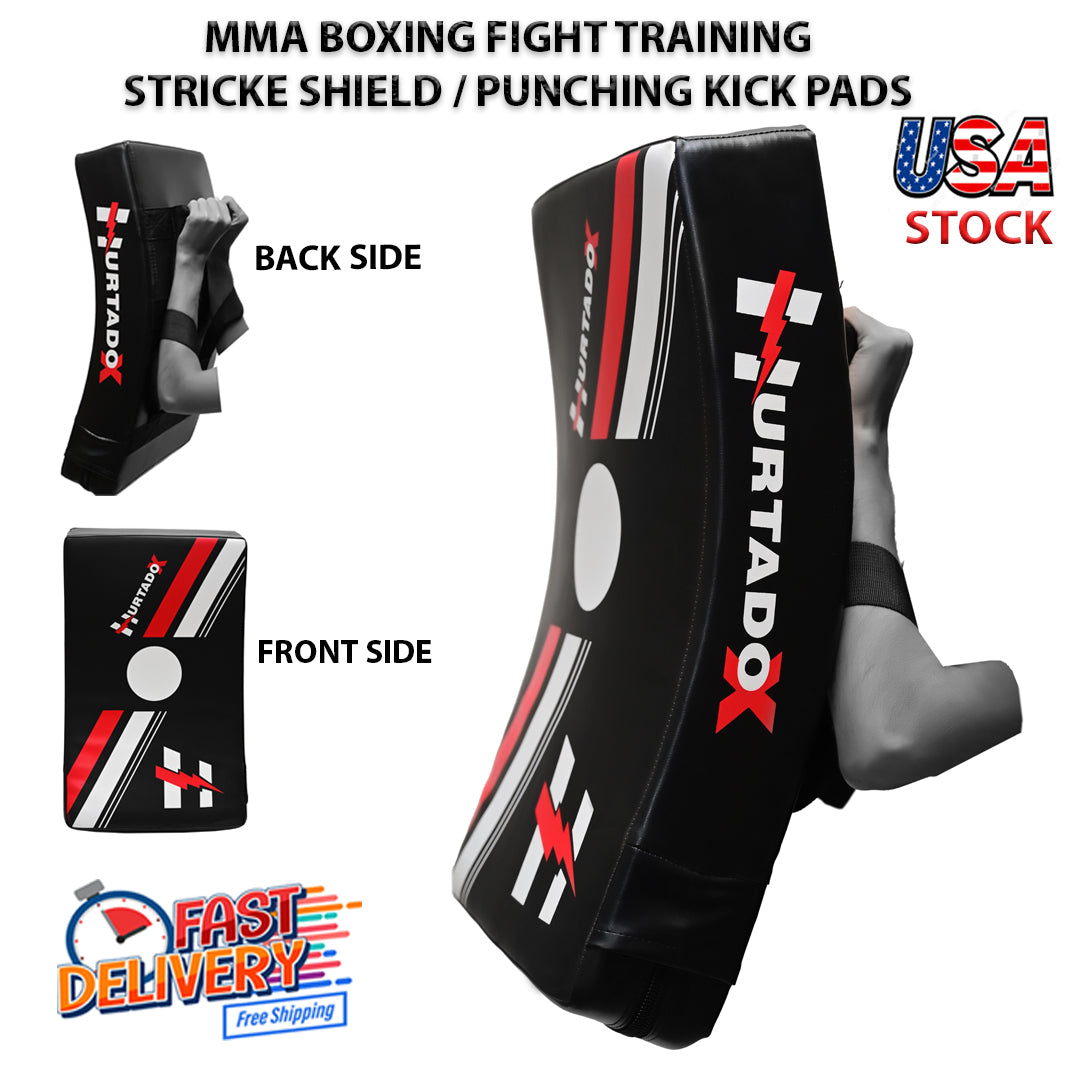 Curved Strike Shield Boxing Kick MMA Fighter Focus Punching Protect Pad Training